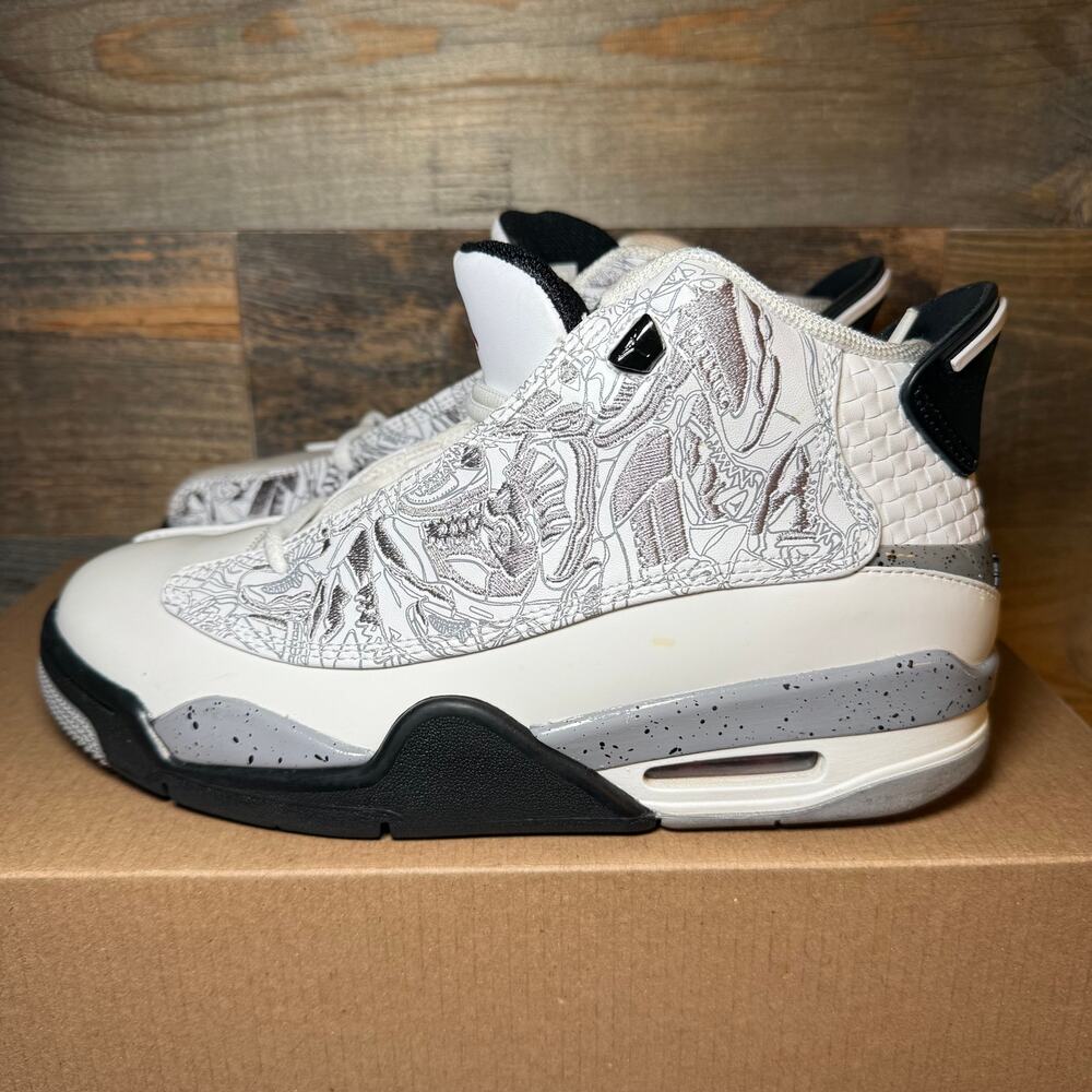 Jordan Dub Zero White Cement Youth Sneakers - Size 6.5